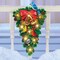 Collections Etc Solar Powered Holiday Fence and Wall Swag Decoration